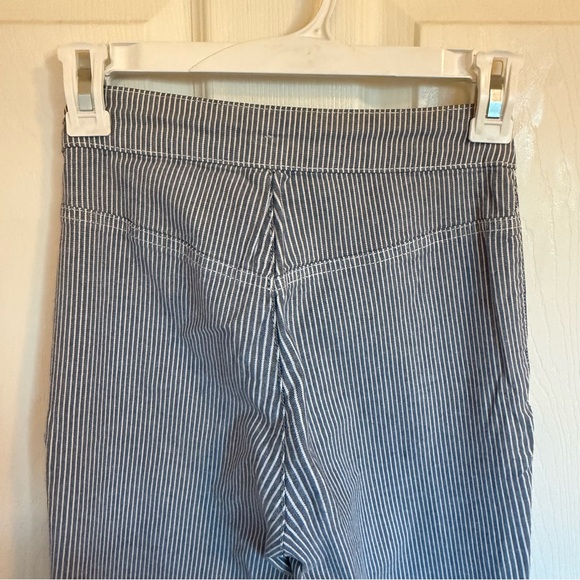 Free People Belle Railroad Stripe Midrise Skinny Stretchy Pants, Size 25 - Picture 10 of 10